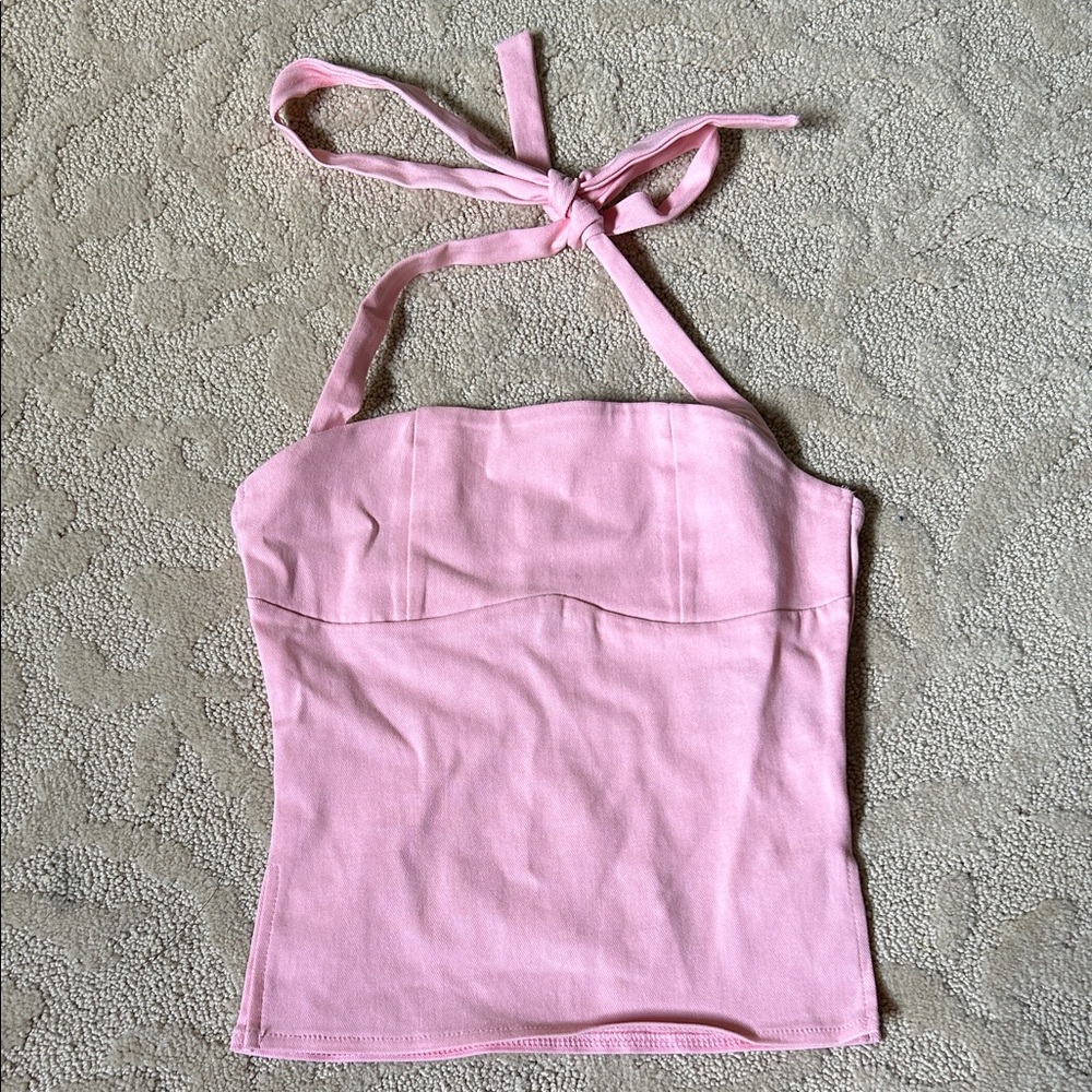 Edikted Pink Halter Top